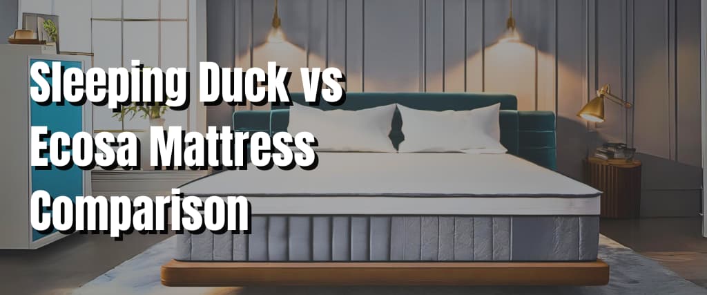 Sleeping Duck vs Ecosa Mattress Comparison.