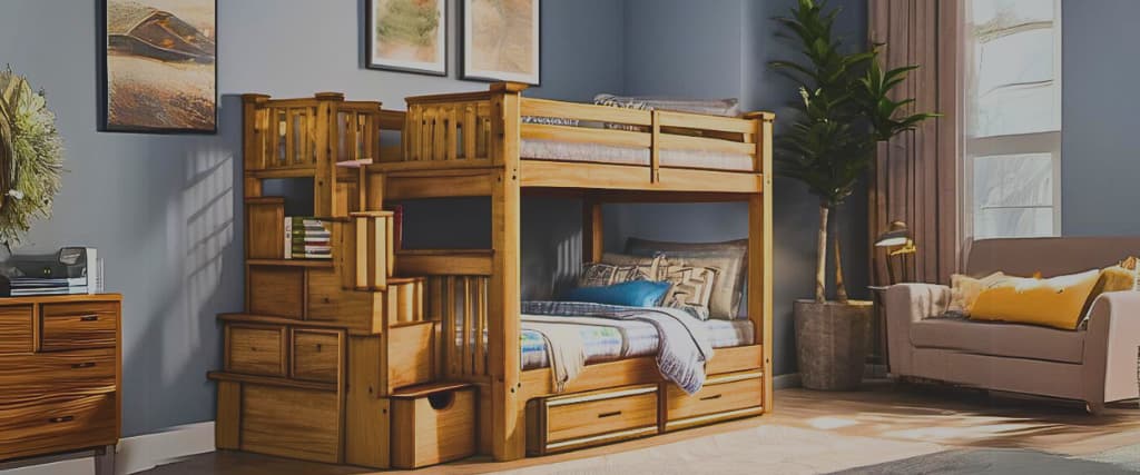 Introducing the Jordan Triple Bunk Bed.